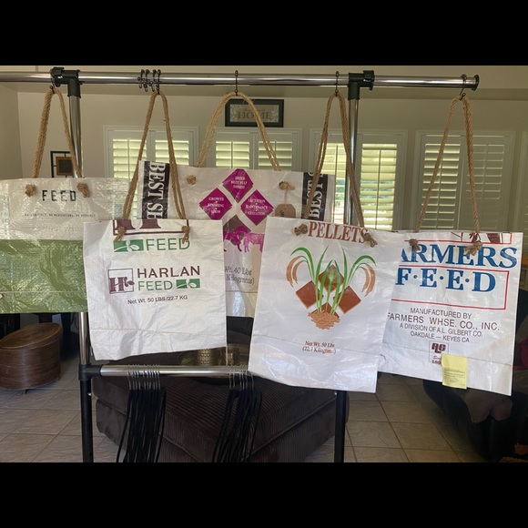 Handbags - Recycled Farmers Market Bags